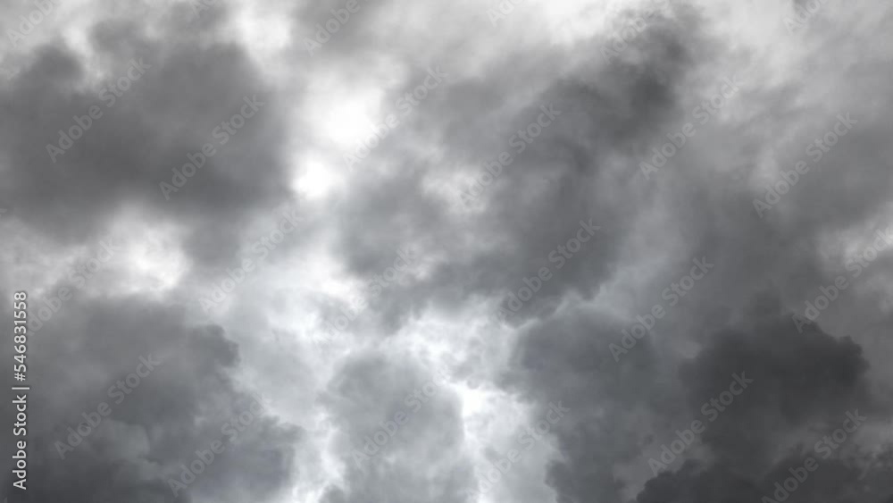 view of Heavy Lightning Storm 4k view of Heavy Lightning Storm 4k