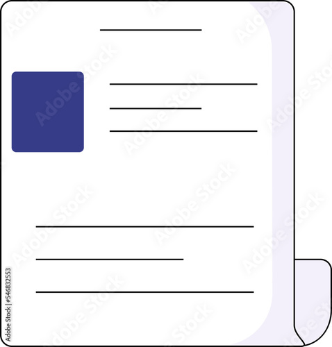 a sheet of paper with a blue passport photo
