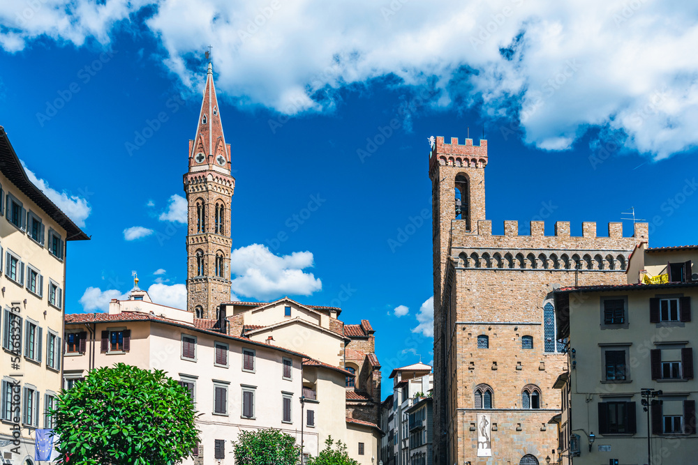 Badia Fiorentina and Bargello National Museum, Florence, Italy, Europe