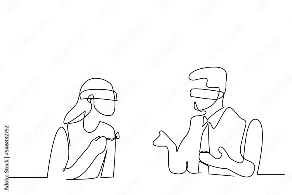 couple in love blind date date concept couple in love blind date date concept