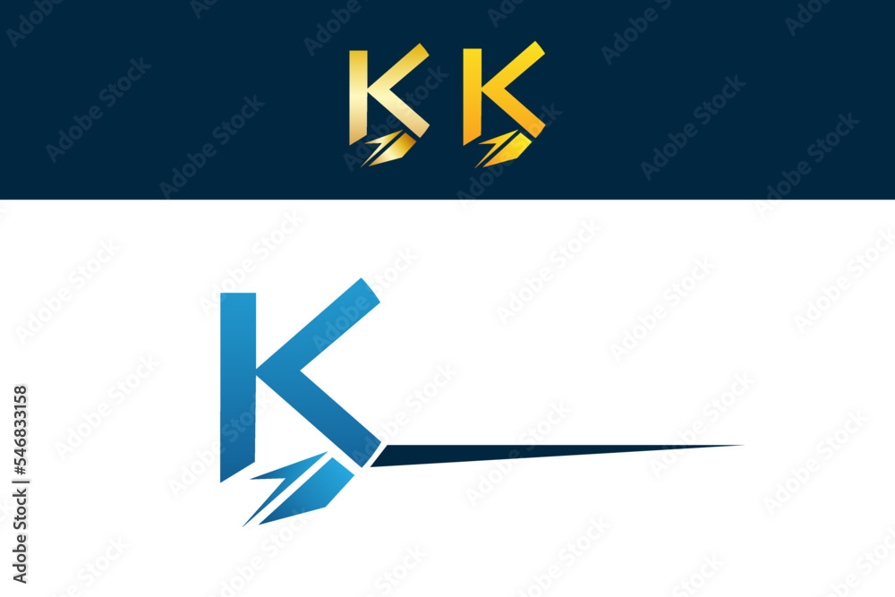 jet transport logistics travel speed power letter k s logo design jet transport logistics travel speed power letter k s logo design