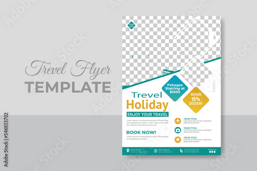 Travel Business flyer design template