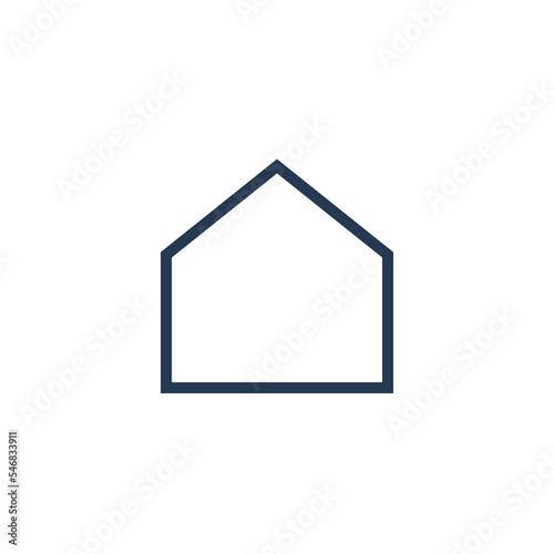 Home icon modern vector line design symbol sign house dashboard