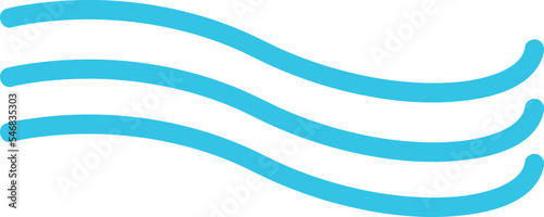 a blue abstract painting whose type of painting does not have a painting pattern, object or figure, but has its own ideas or ideas
