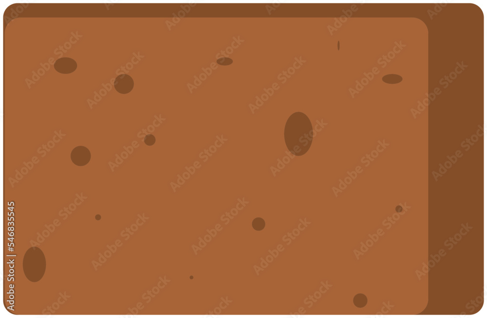 an arrangement formed by various layers in the brown soil
an arrangement formed by various layers in the brown soil