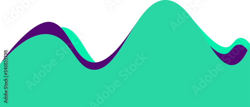 an abstract painting of Tosca green and blue lines which type of painting has no pattern, object or painting figure, but has its own ideas or ideas.
