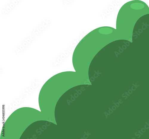 a green abstract painting whose type of painting does not have a painting pattern, object or figure, but has its own ideas or ideas.
