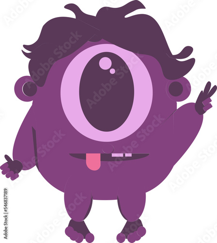 cute monster illustration
