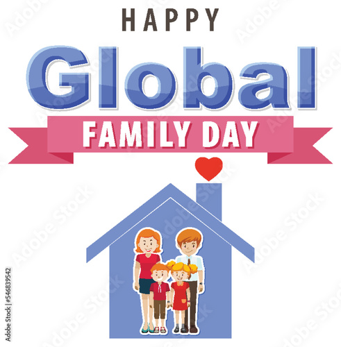 Global Family Day Baner Design