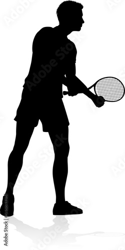 Tennis Player Man Sports Pe...