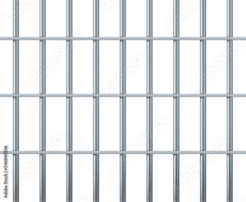 Prison bars isolated on white. Vector prison bars illustration. freedom concept.
