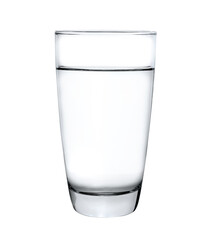 Glass of water isolated on transparent png