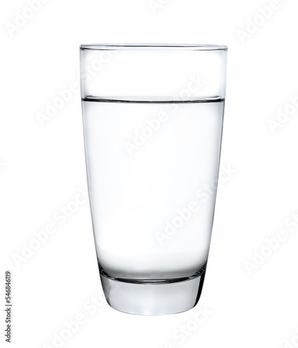 Glass of water isolated on transparent png