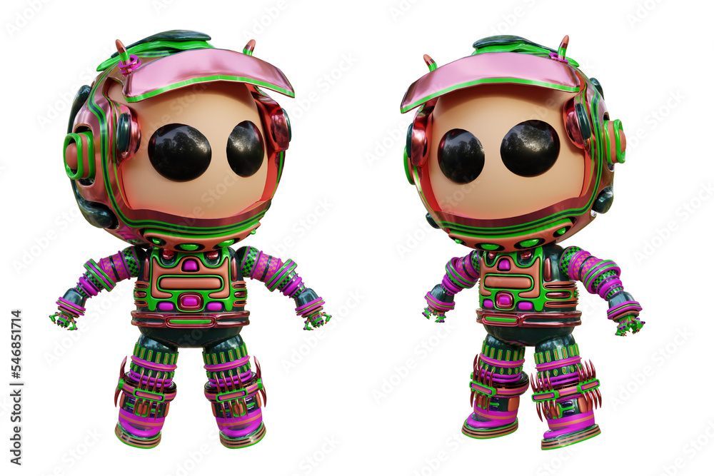 3D RENDERING PNG ILLUSTRATION. CUTE DESIGN ROBOT CYBORG ANDROID CHARACTER ISOLATED WHITE BACKGROUND. SPACEMAN ASTRONAUT CARTOON METAL PLASTIC AI MACHINE TECHNOLOGY GAME MODEL FIGURE ART TOY. 3D RENDERING PNG ILLUSTRATION. CUTE DESIGN ROBOT CYBORG ANDROID CHARACTER ISOLATED WHITE BACKGROUND. SPACEMAN ASTRONAUT CARTOON METAL PLASTIC AI MACHINE TECHNOLOGY GAME MODEL FIGURE ART TOY.