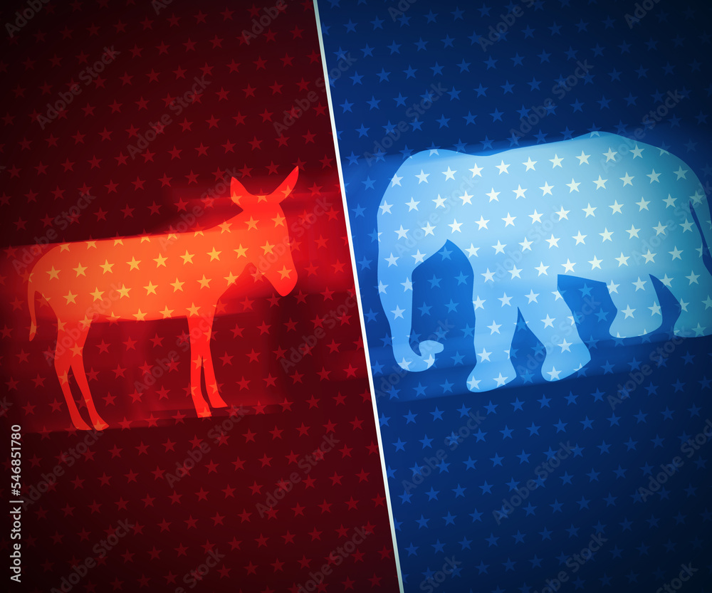 PinMart's Proud Democrat Political Party Donkey Enamel Lapel Pin