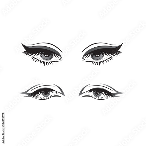 Eyelash artwork 