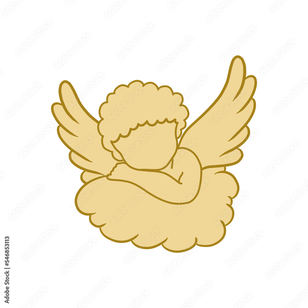 Obraz premium Golden Cupid 
