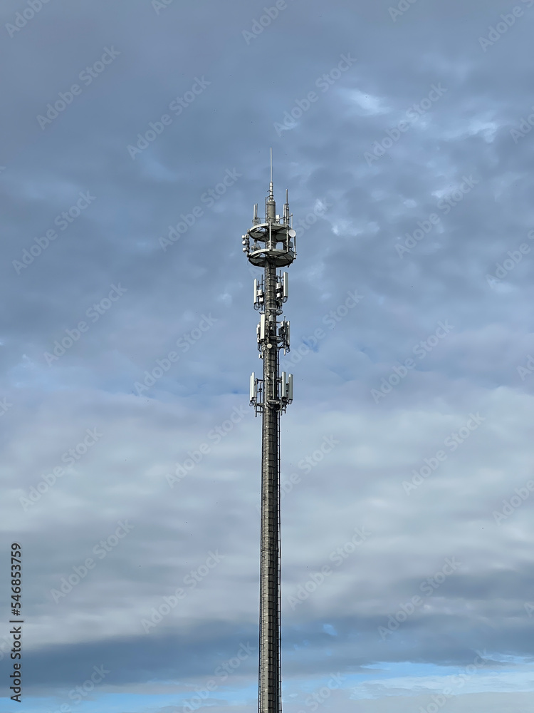 LTE/5g tower view from the ground. Concept of the modern telecommunication technologies. LTE/5g tower view from the ground. Concept of the modern telecommunication technologies.
