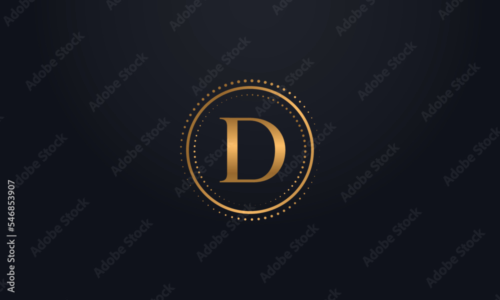 Naklejka premium Dot circle logo and dot circle tech symbol with letters and technology dot circle icon letter