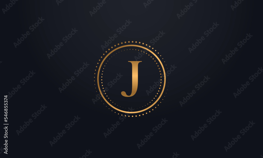 Fototapeta premium Dot circle logo and dot circle tech symbol with letters and technology dot circle icon letter