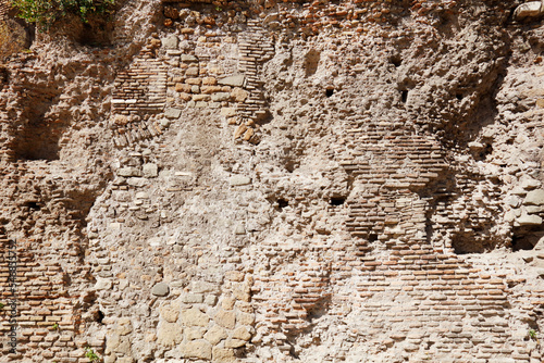 Colosseum Wall in Rome, Italy