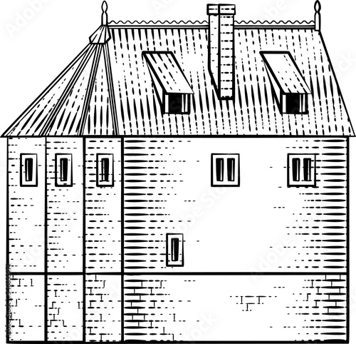Old Medieval House Inn Buil...