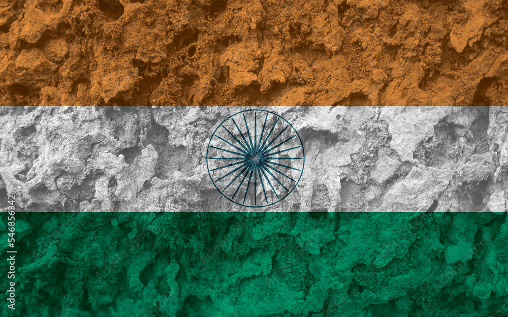 Indian flag texture as a background