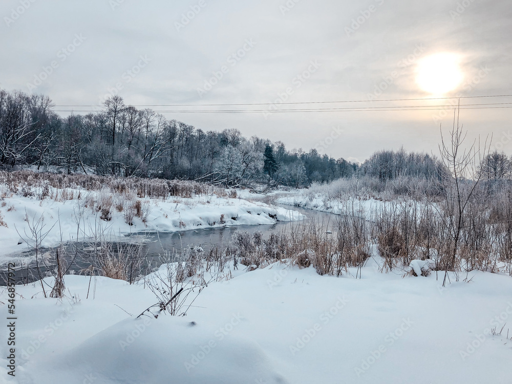 Winter river