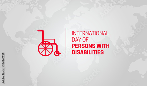 International Day of Persons with Disabilities Background Illustration Banner