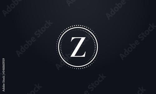 Dot circle logo and dot circle tech symbol with letters and technology dot circle icon letter