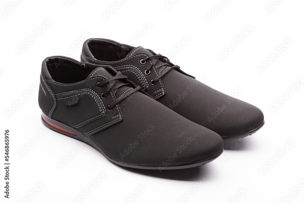 beautiful stylish men's shoes isolated on white background. beautiful stylish men's shoes isolated on white background.