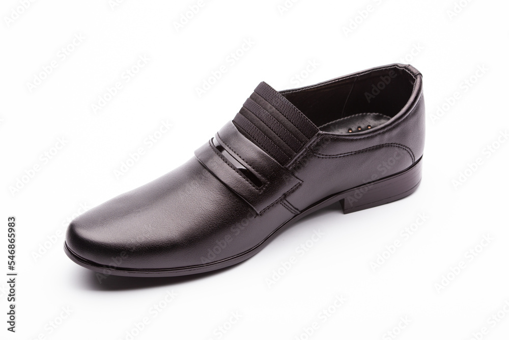 beautiful stylish men's shoes isolated on white background. beautiful stylish men's shoes isolated on white background.