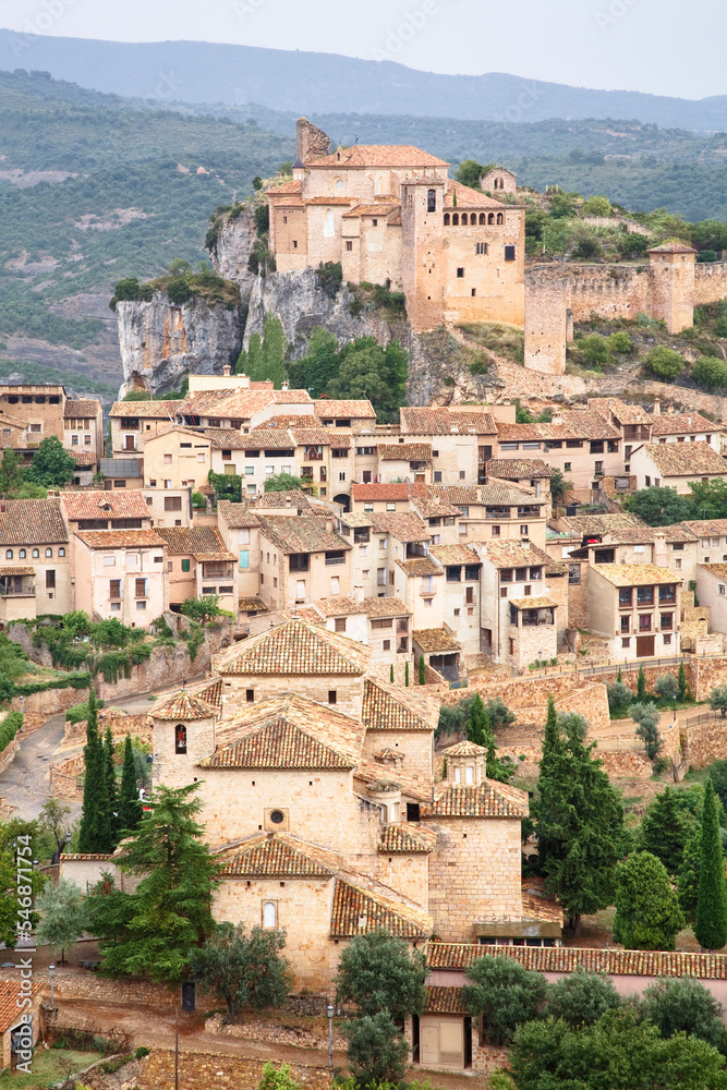 Alquezar historic village in Huesca, Aragon, Spain