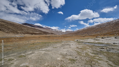 Vast grassland of Nimaling in Markha valley, Ladakh