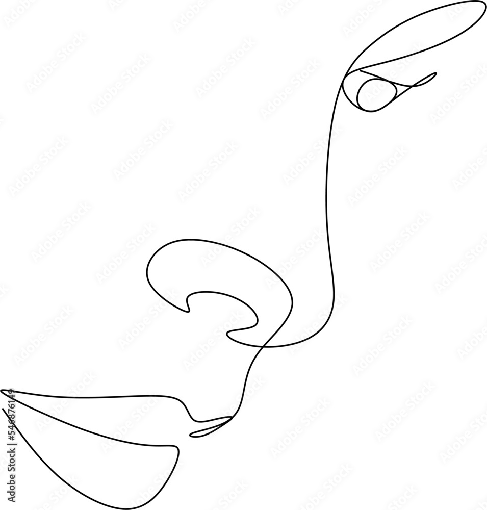 Continuous line drawing of Portrait of a Beautiful Woman's face. The Concept of Skin Beauty Care for young female models. Fashion beauty model with a white background. Vector Continuous line drawing of Portrait of a Beautiful Woman's face. The Concept of Skin Beauty Care for young female models. Fashion beauty model with a white background. Vector