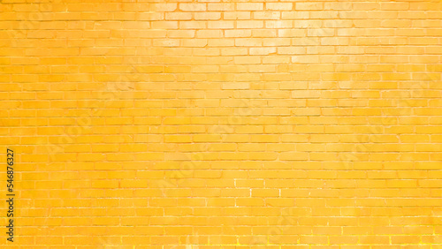 Background of  yellow brick wall pattern texture. Great for graffiti inscriptions.