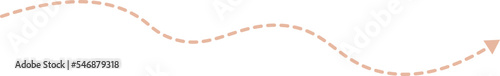 Dashed Line Arrow