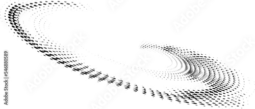 An angled rotating perforated disk of arranged concentric peas, beads, balls. Frame for the inscription, copy space for text. Vector.