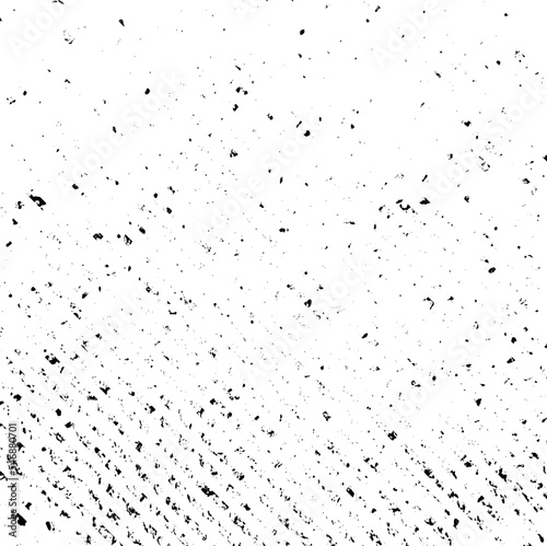 Grunge Black Diagonal Striped Background . Vector parallel slanting, oblique lines . Distress texture .