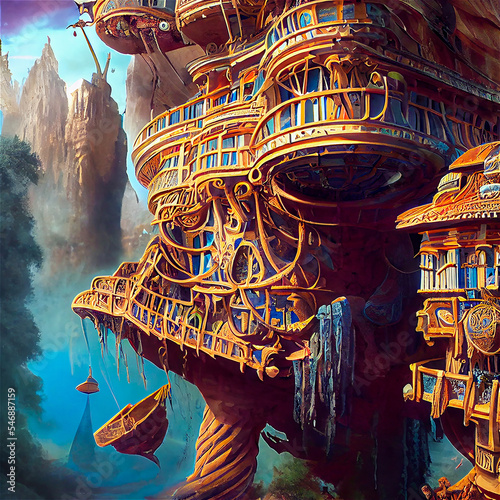 Pirate ship fantasy