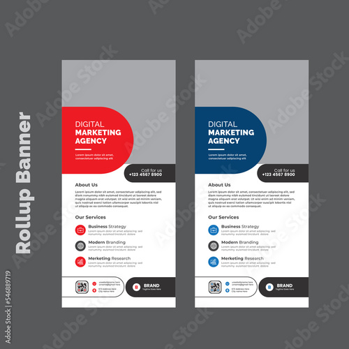 Corporate Rollup Banner Design Template