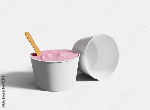 3d Ice Cream Paper Cups