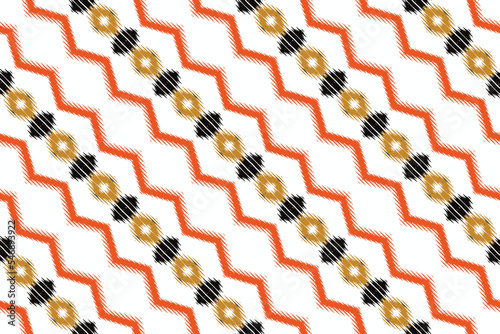 ฺฺBatik Textile Ethnic ikat designs seamless pattern digital vector design for Print saree Kurti Borneo Fabric border brush symbols swatches stylish