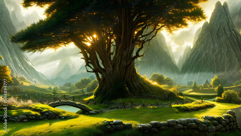 Fantasy Art Landscapes Painting