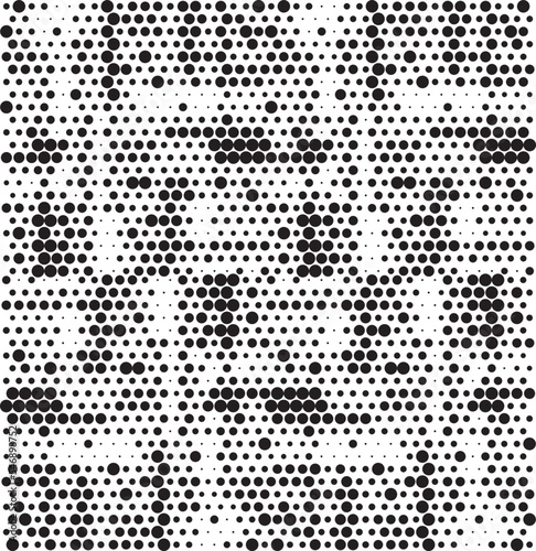 Abstract Halftone Dotted Pattern .Mesh Seamless texture for your design.illustration can be used for background.
