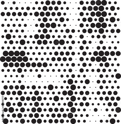 Abstract Halftone Dotted Pattern .Mesh Seamless texture for your design.illustration can be used for background.