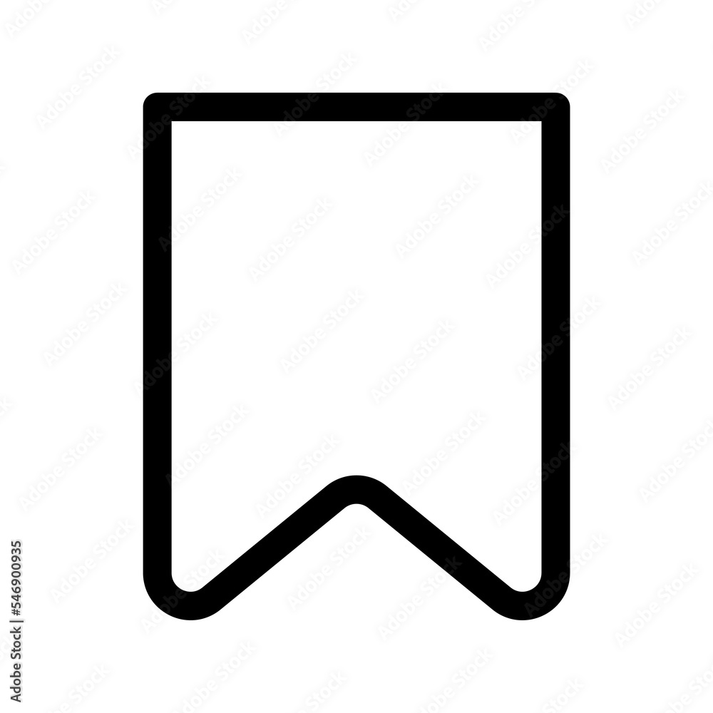 Bookmark icon template