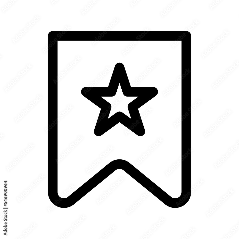 Bookmark icon template Bookmark icon template