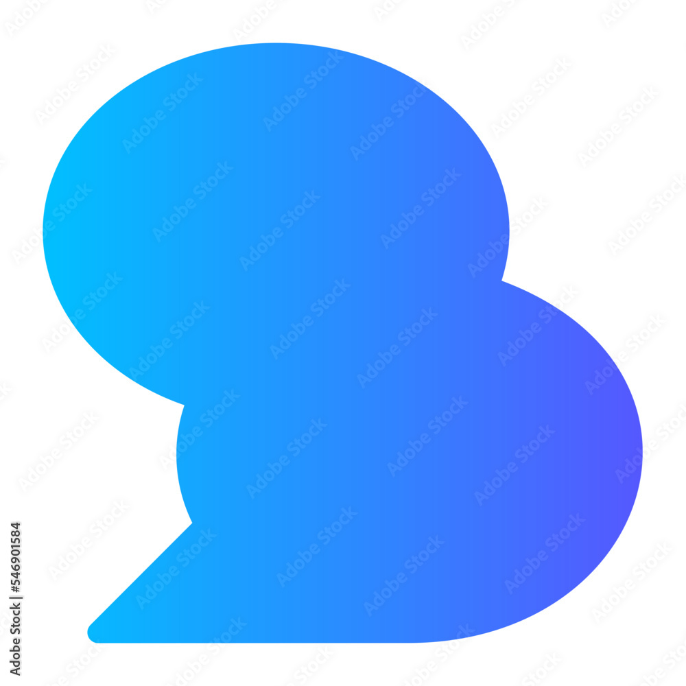 illustration of a speech bubble illustration of a speech bubble