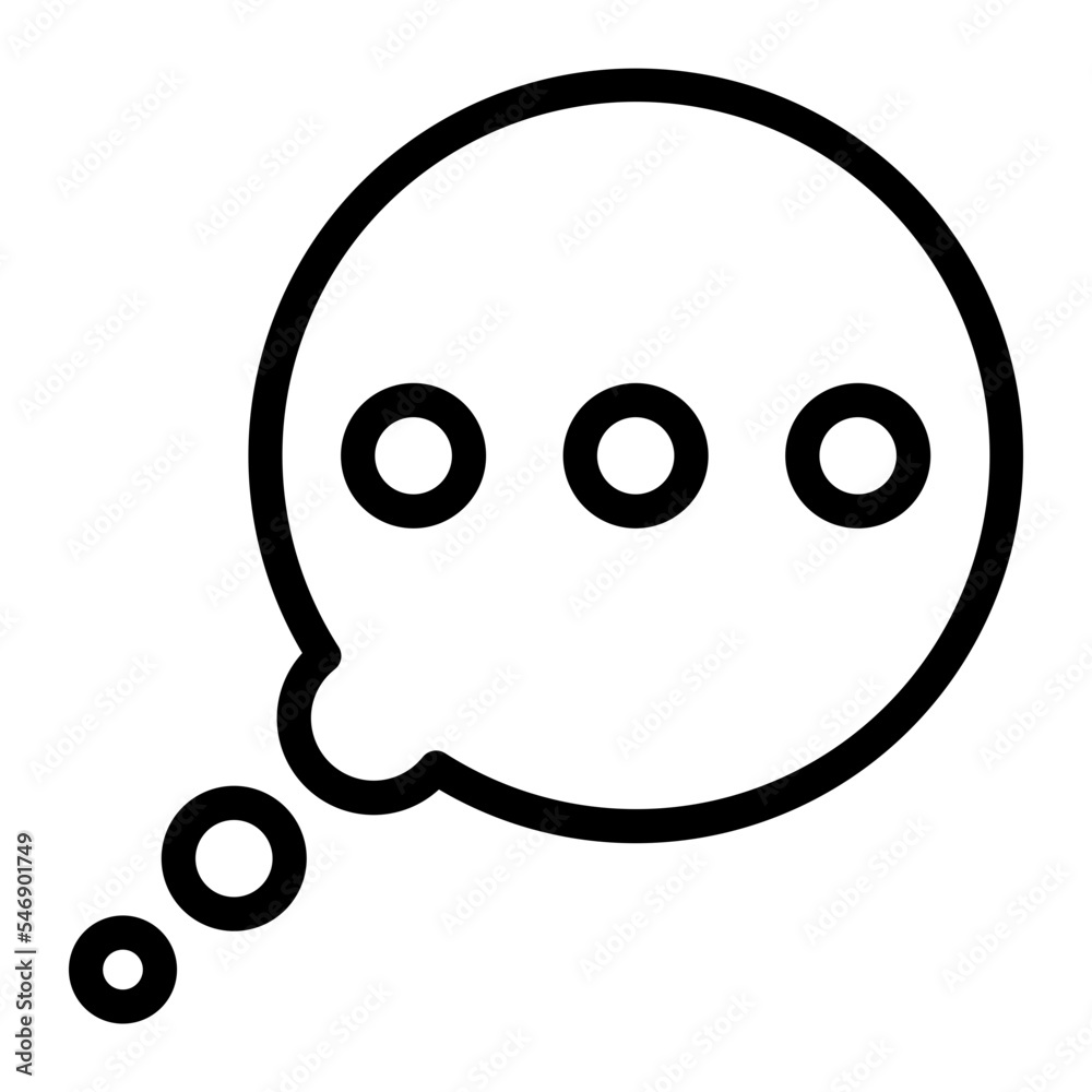 illustration of a speech bubble illustration of a speech bubble